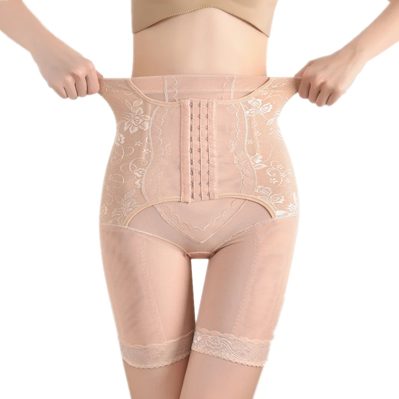 Dropshipping Women High Waist Trainer Body Zip Shaper Panties Tummy Belly Control Slimming Wholesale Shapewear Girdle Underwear