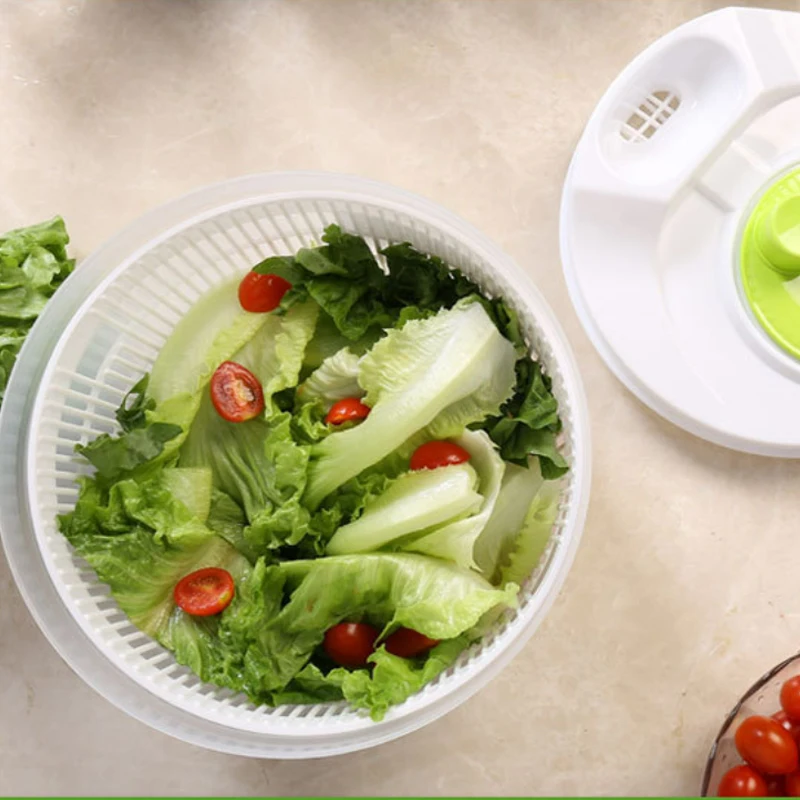 Оптовая продажа Многофункциональный кухонный коммерческий набор для салата ручная сушилка овощей Спиннер