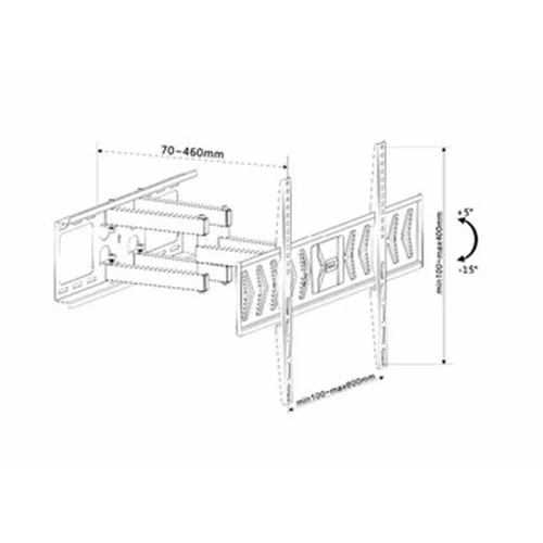 Зима 2022, Лидер продаж, стальной кронштейн для телевизора с полным движением для повседневной жизни, кронштейн для телевизора