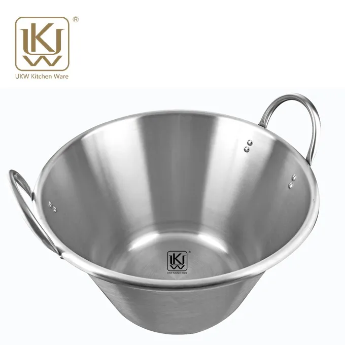 High Quality Various Size Durable Stainless Steel Mexican Pot Carnitas Cazo Pot