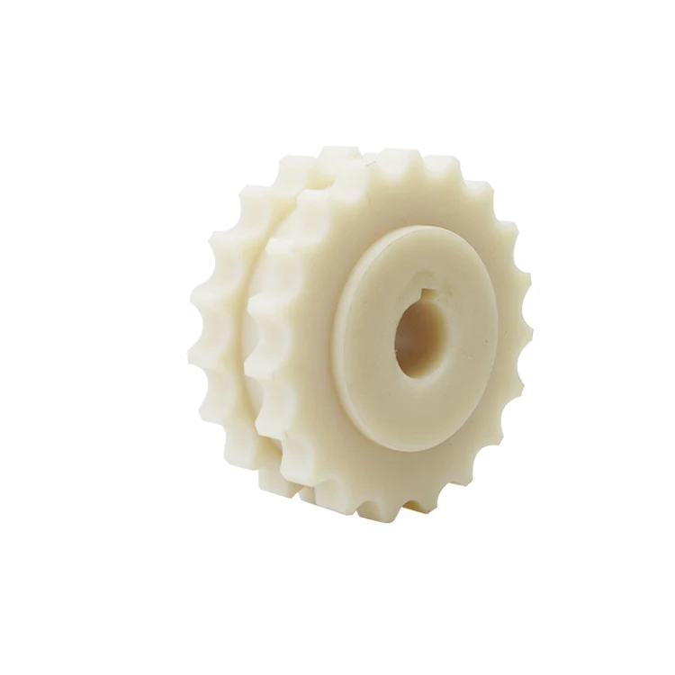 Supplier customized wear-resistant reinforced mc pa66 nylon chain wheel sprocket