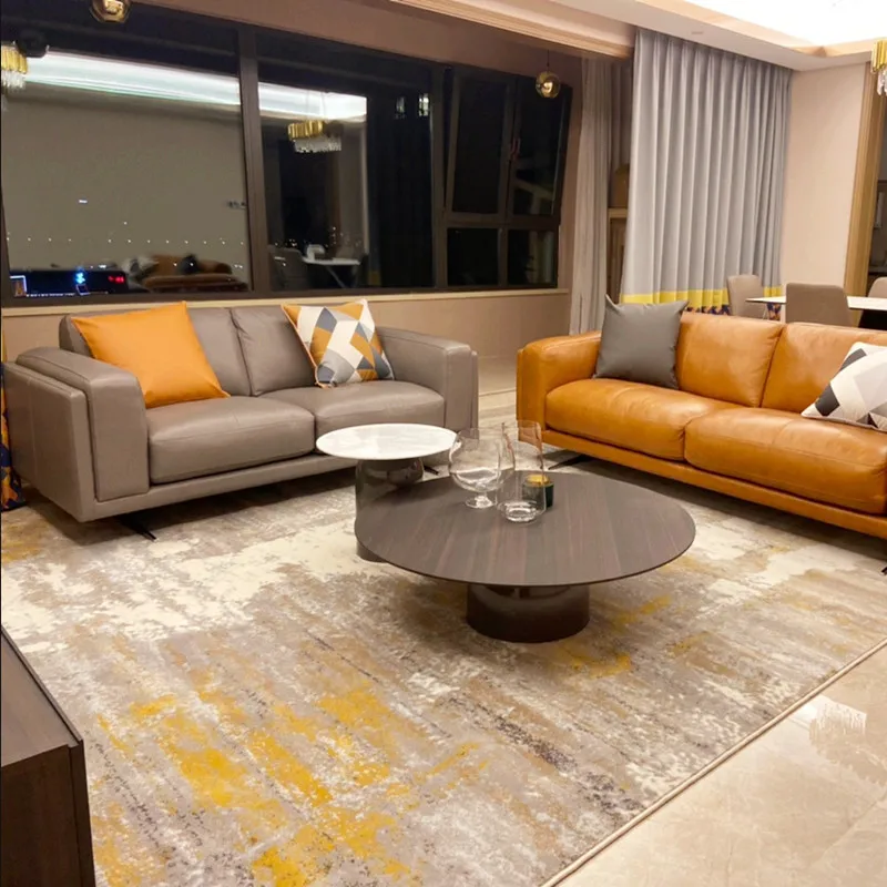 High Quality Rug Custom Large Area Hand Tufted Rug Bamboo Silk Viscose Carpet Living Room Modern Custom Color Carpet for Bedroom