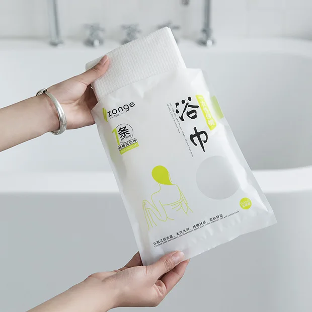  Eco friendly disposable bath towel disposal shower sets