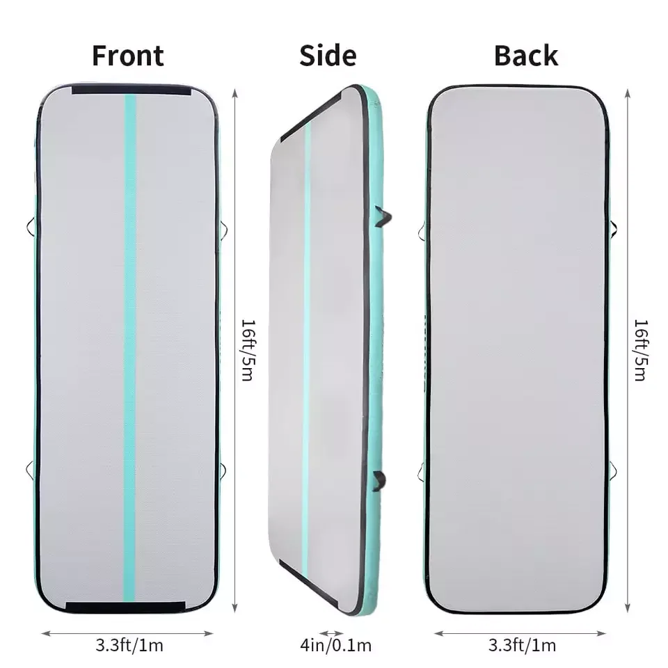 2022 Newly style Gymnastic mat Flat practice Inflatable protection Taekwondo air cushion somersault dance mat