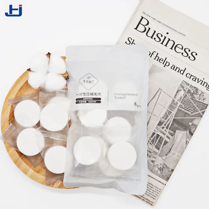 Biodegradable Face Washing Compressed Disposable Towels Magic  Quick Dry Towel For Travel Outsaide Activity.
