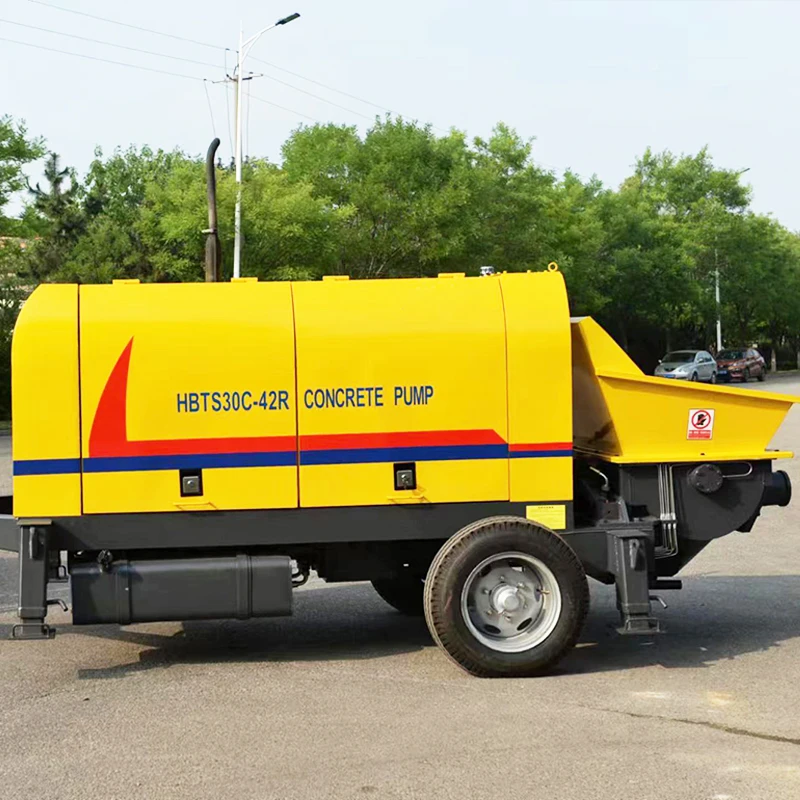 Diesel Engine Mini Small Truck Concrete Pump Machine Concrete Mixer with Pump