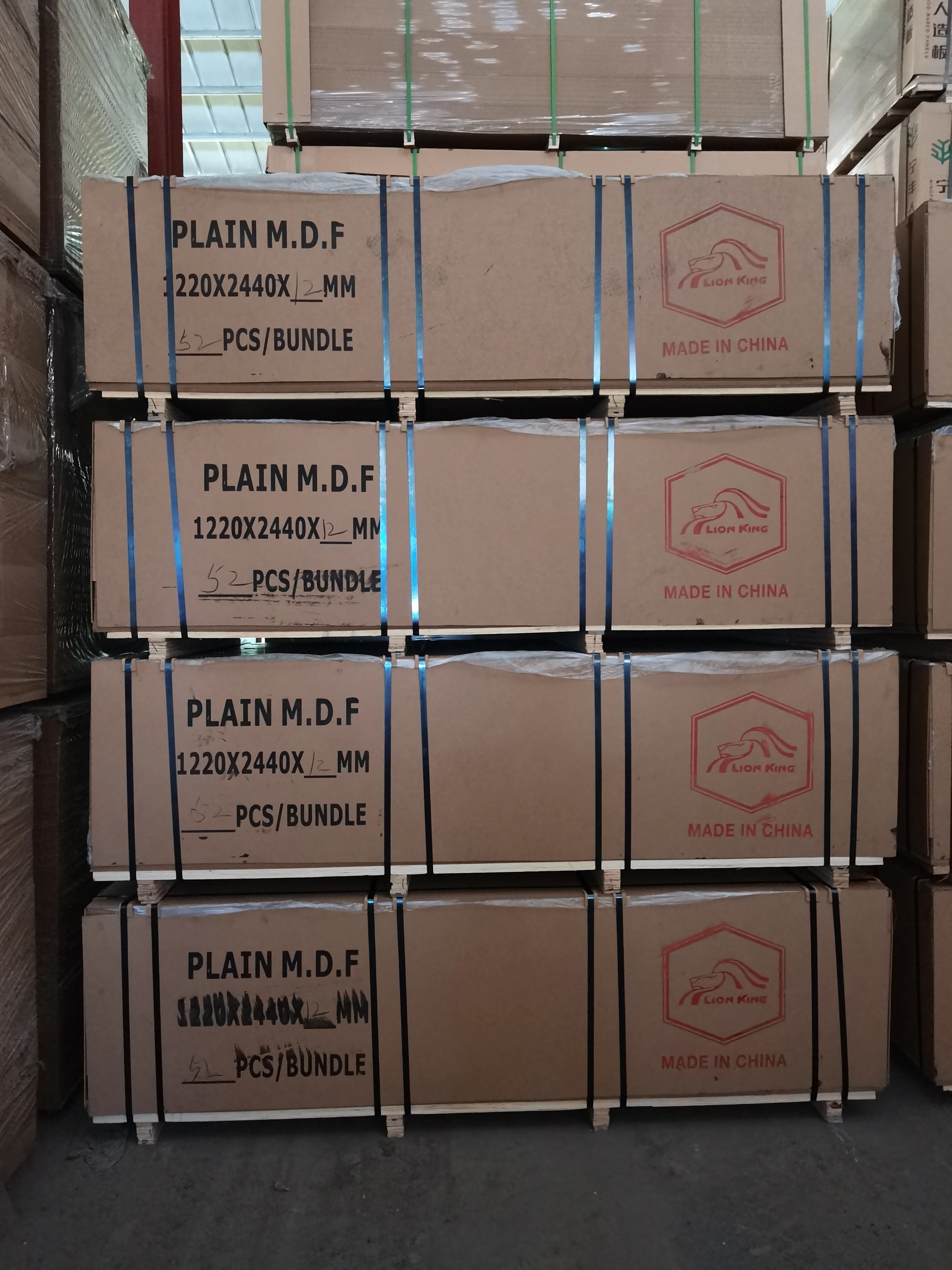 High Quality Double Sided Melamine Laminated Plywood  MDF