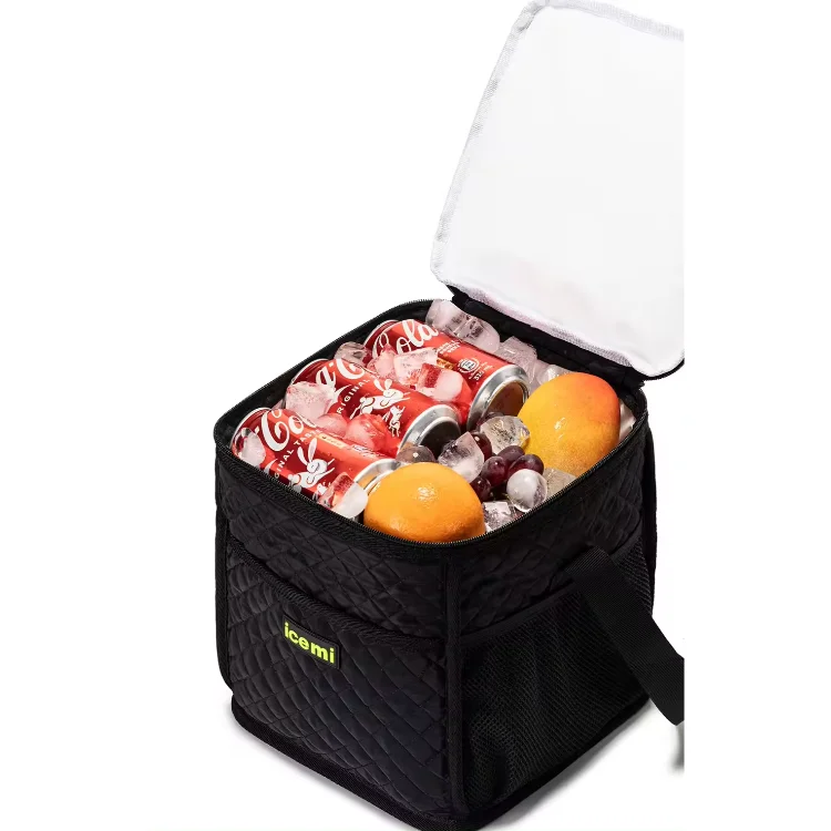 Insulated Wine Cooler Carrier 6 Bottle Wine Tote Insulated Wine Carry Cooler Bag