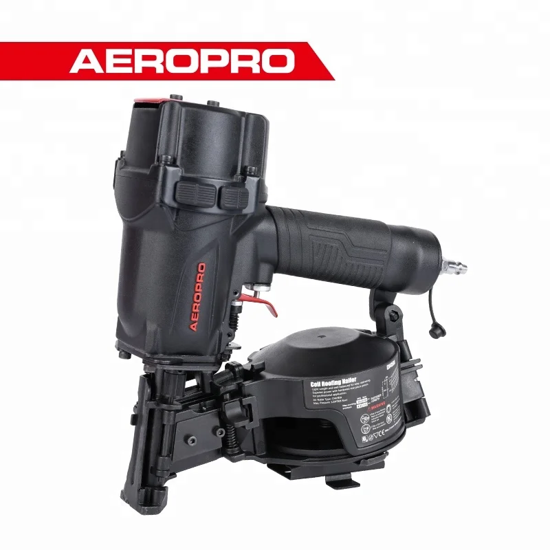 AEROPRO CN45RA Professional High Level Air Nail Gun Coil Nail Gun Coil Roofing Nailer Roof Tools