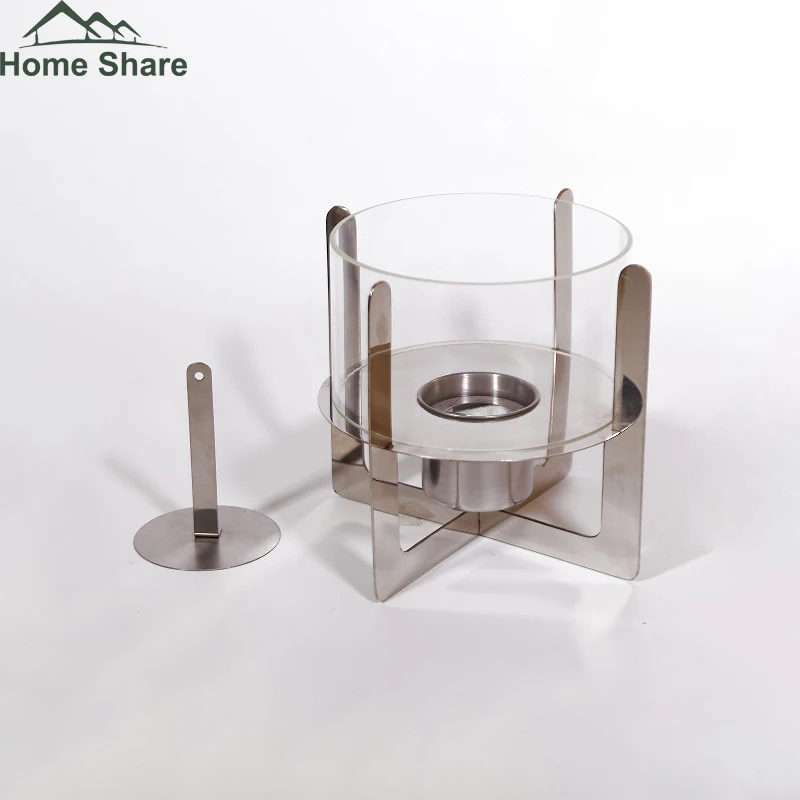 Mini Modern Style Alcohol Firepit Small Black Tabletop Firepit Indoor Decor Fireplace