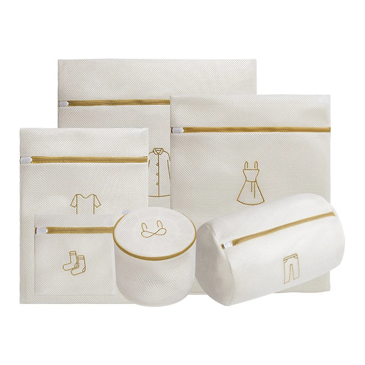 Durable Soft Fine Laundry Wash Bags Mesh Laundry Bags for Delicate Lingerie Underwear with Sturdy Zipper