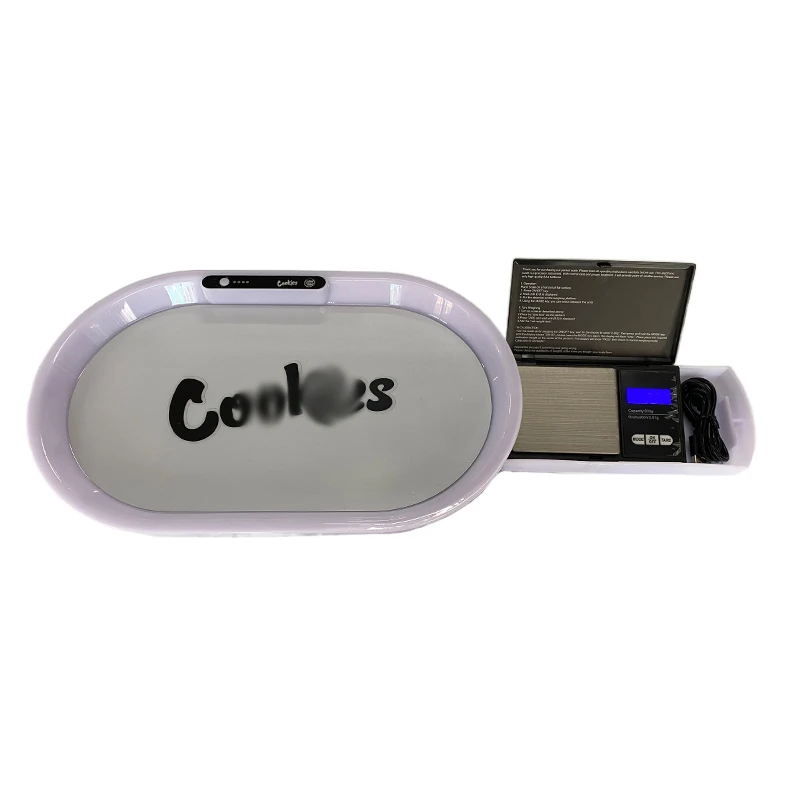 Блютуз динамик поднос для печенья со светодиодными весами поднос для табака светодиодный поднос с электронными весами