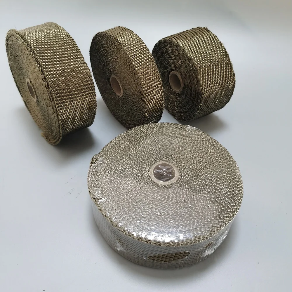 Manufacture custom high temperature basalt fiber insulation lagging wrap basalt fiber tape