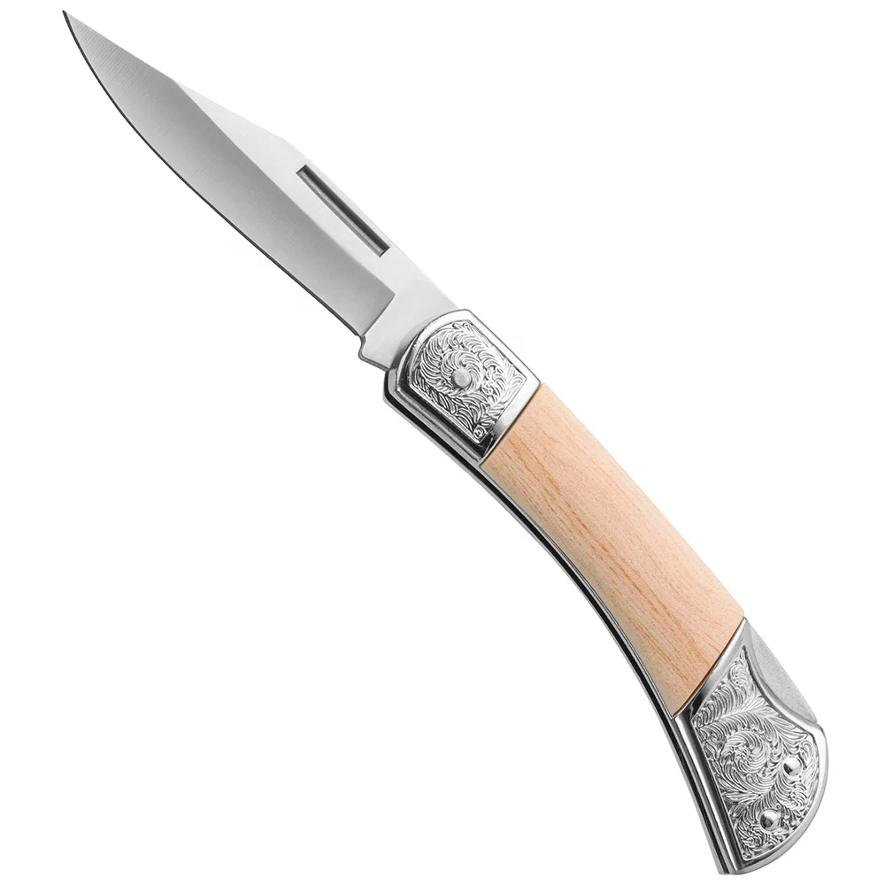 Wholesale 3D Printing Pattern ABS Handle Folding Blade Utility Knife Pocket Camping Survival Knife