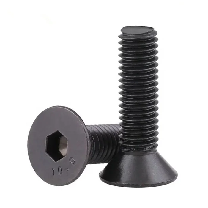Screw Manufacturer 1/2 inch black CS Hex Socket Csk Head Countersunk Head Cap Screw