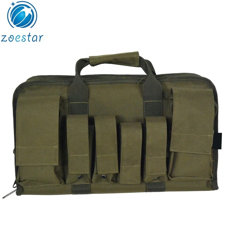 Tactical Training Holder Case Padded Gun Bag Range Carry Tote Bag