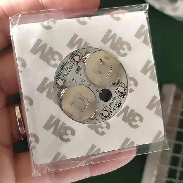 Party Customized square Switch Mini 3M Battery Glow Dark Flash Night Cup LED Bottle Sticker Light bottle light sticker