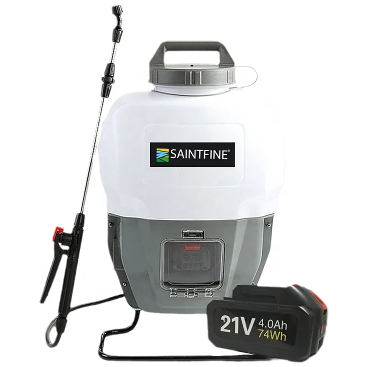 15L electric knapsack sprayer with 2.0Ah battery & charger for agricultural pest control
