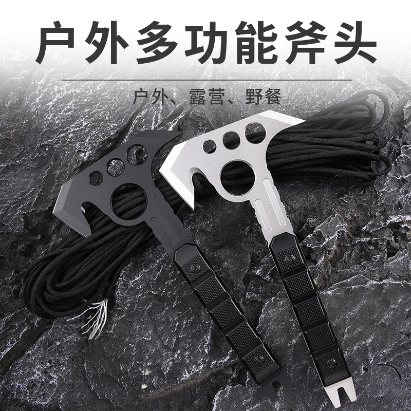 Utility custom stainless steel professional factory axe sharply axe hatchet hammer mallet non-slip handle