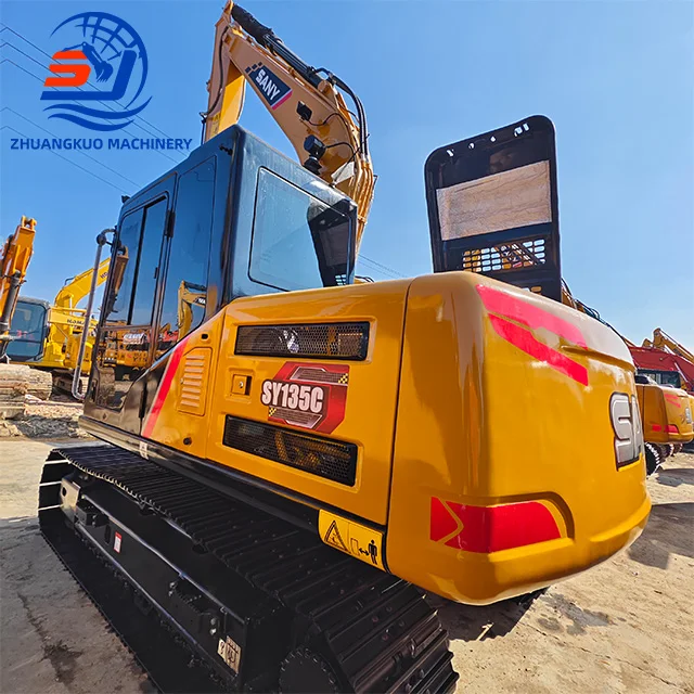 Хорошее состояние высокое качество 13 5 тонн Sany SY135C экскаватор 135 SY135 Pro гусеничный для продажи