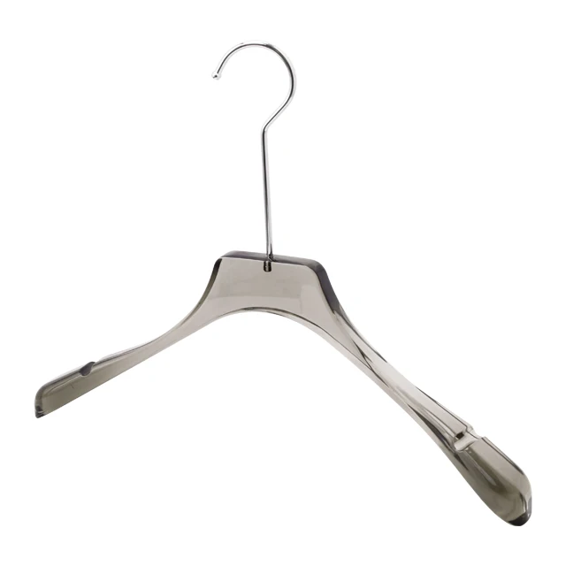 Fashion One Shoulder Non-slip Crystal Clothes Acrylic Clothes Hanger Plastics Hangers