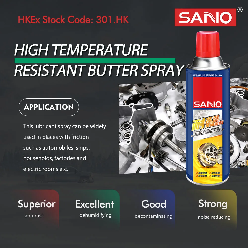 Sanvo Lithium Based Grease High Temperature Resistant Anti Rust Lubrication for Heavy Machinery Equipment Protection Lubricant