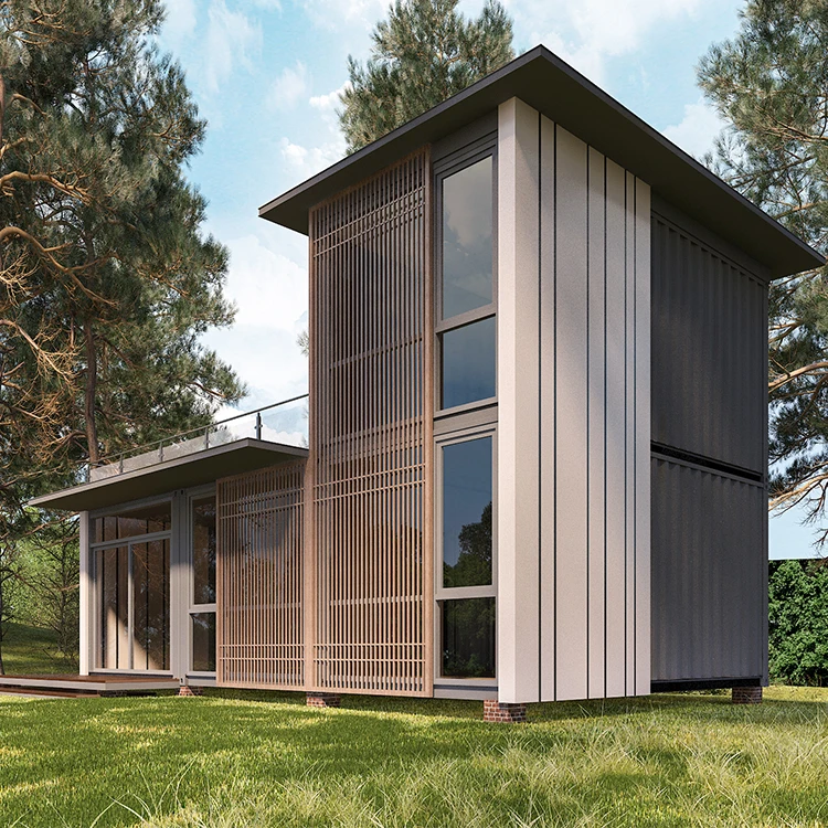 Изготовленный на заказ современный модульный 40-футовый контейнер сборный дом отель с туалетом и душем