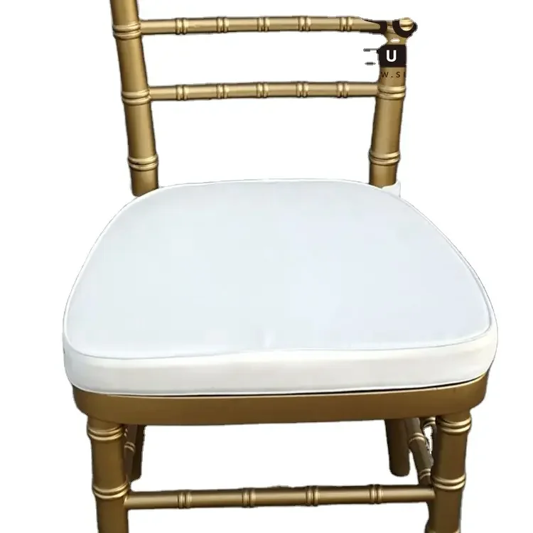 Cheap Wholesale hotel tiffany chair cushions Polyester Wedding Banquet Chiavari Chair Cushion