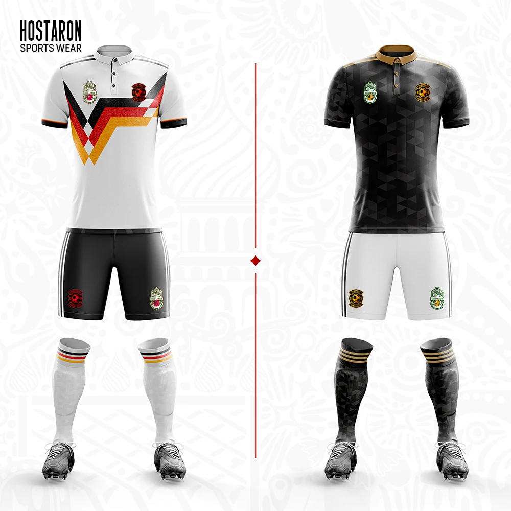 HOSTARON Custom Logo Polyester Soccer Jersey New Season League Breathable Football Shirt Sublimation Practice Football Jersey