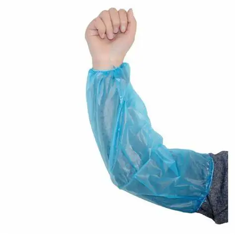 
Plastic PE CPE Arm and Sleeves Over sleeves Protector Covers Waterproof Disposable plastic sleeve With Elastic Cuff 