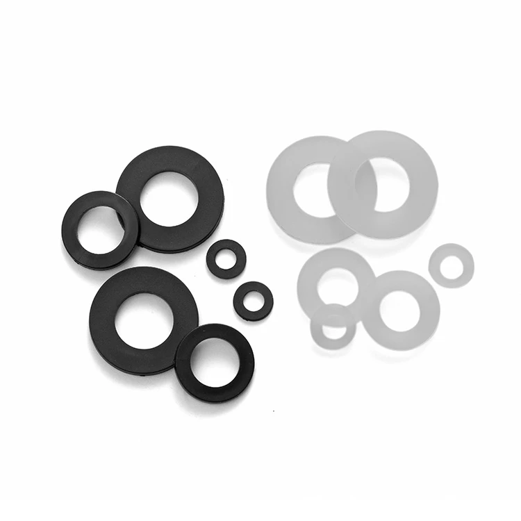 M1.6 M2 M2.5 M3 M4 M5 M6 M8 M10 M12 M14 M16 M18 Spacer Black Rubber Flat Washers