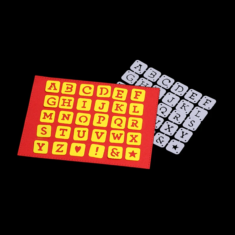 AAGU Ready to Ship Custom Metal Cutting Dies Supplier Scrapbooking Die Cutting Mechine Alphabet Letter Dies