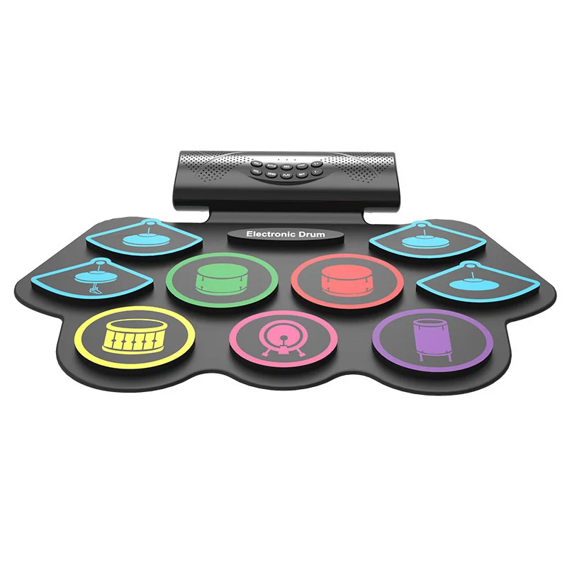 Bluetooth Portable Electronic Drum Gift Set Music Production Instruments Jazz Drum Set