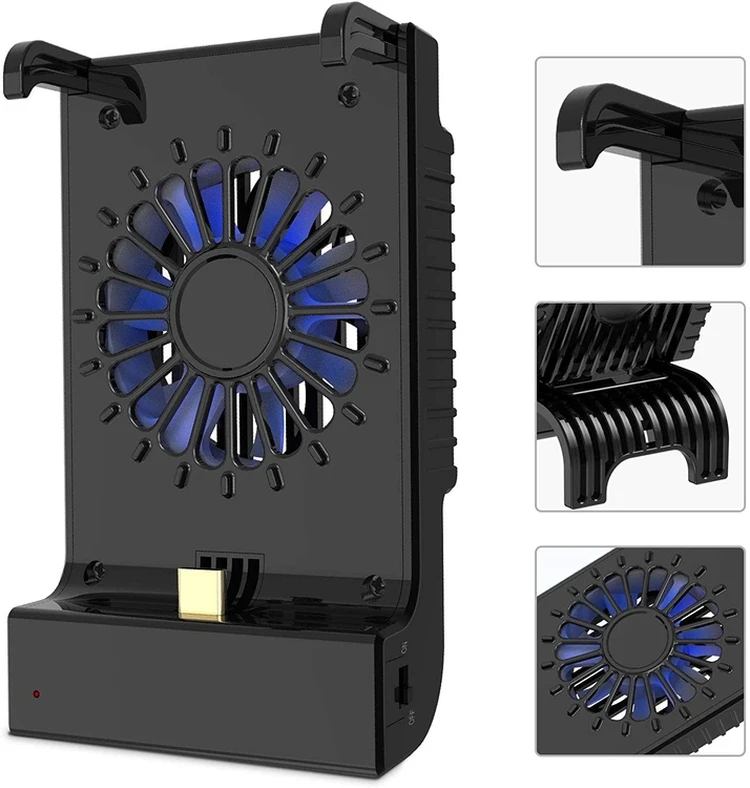New Products Black Nintendo Switch charger dock fan for Nintendo Switch and OLED