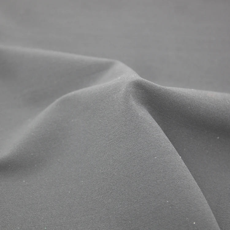 
73nylon 27spandex super soft 4 way stretch elastic breathable free cut black textile fabric 