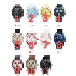 2022 New Hot Selling Space Watch Chronograph Men Quartz Watch