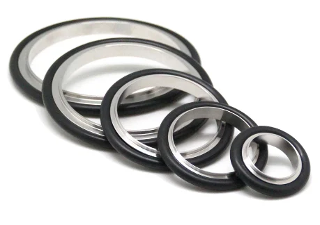 China Factory Vacuum Stainless Steel SUS304 ISO Centering Ring With O Ring Vacuum Fittings