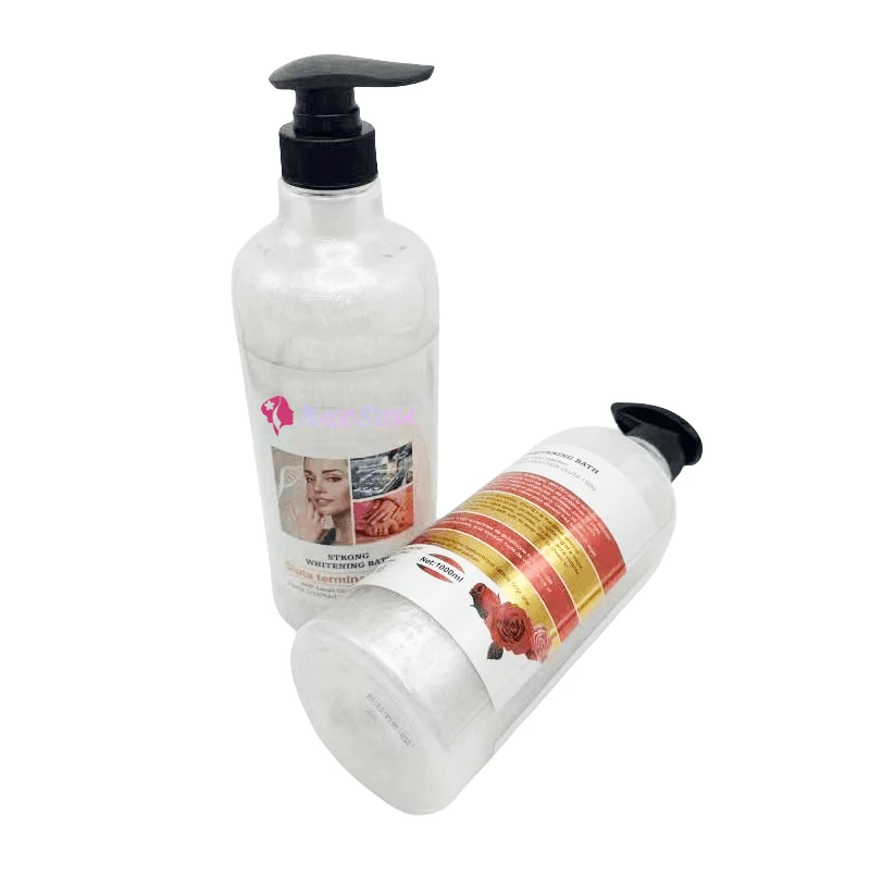 NAGOSUNA 1000ml Whitening skin brightening Organic Niacinamide smooth glutamic acid Shower Gel OEM Customized