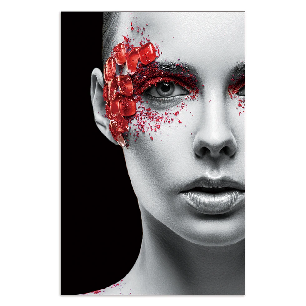 Pop art famous women portrait canvas painting acrylic painting people face wall art pictures  for home