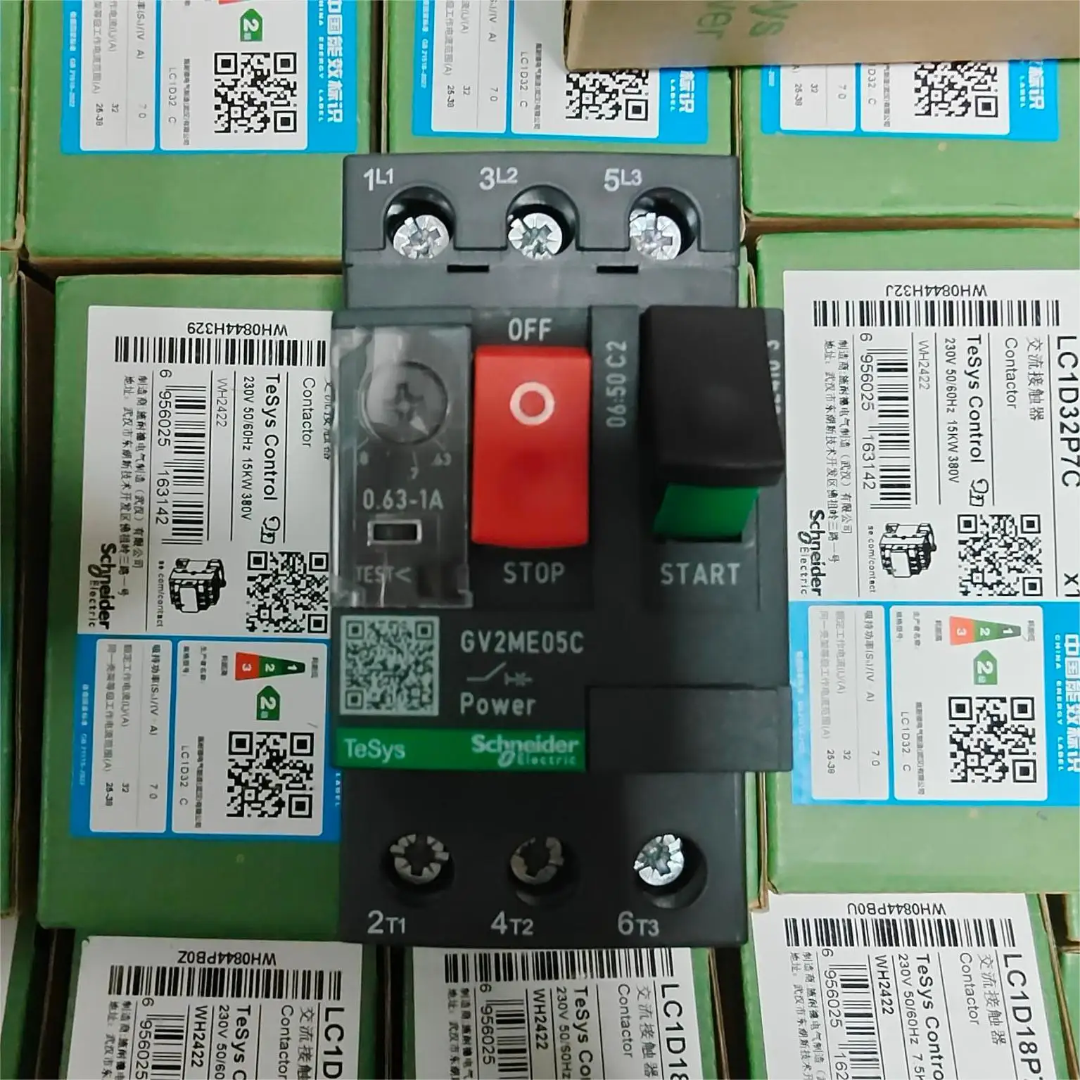 100% Original and New Motor protector motor circuit breaker GV2ME10C GV2ME10 circuit breaker for Schneiders