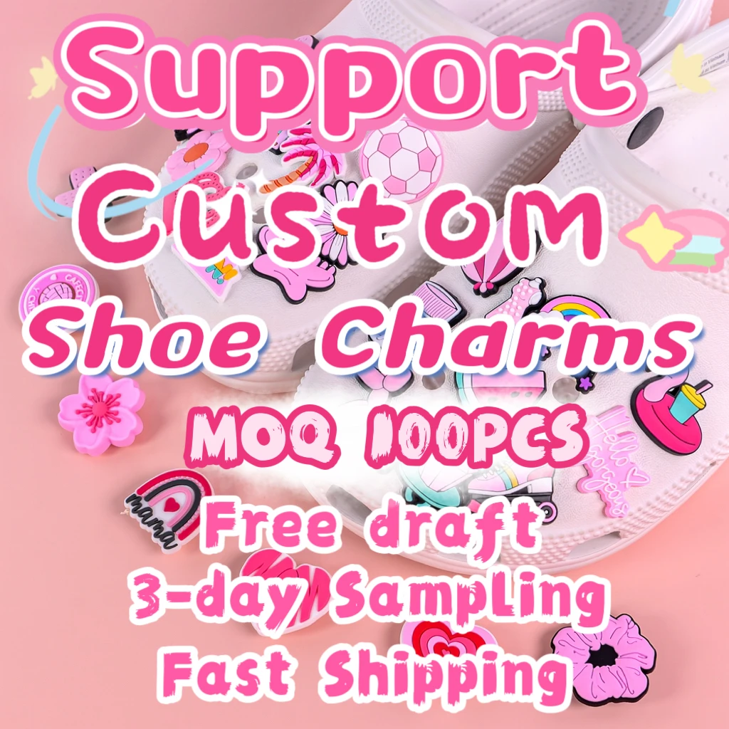 HYBkuaji 2023 оптом каваи оптовая продажа на заказ шармы для DIY Мультяшные медицинские из ПВХ с плоской задней частью обуви