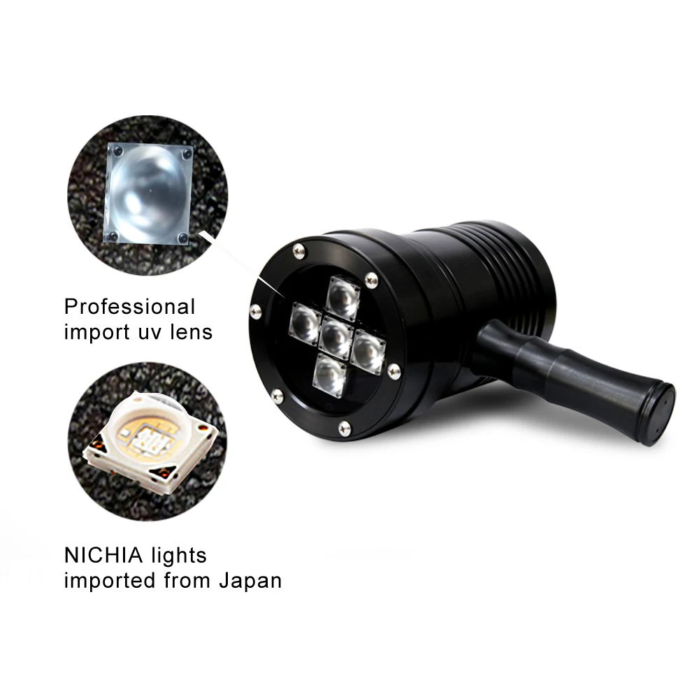 Fluorescent Leak Detection Equipment Handheld 110-240V AC Power 365nm UV NDT Lamp