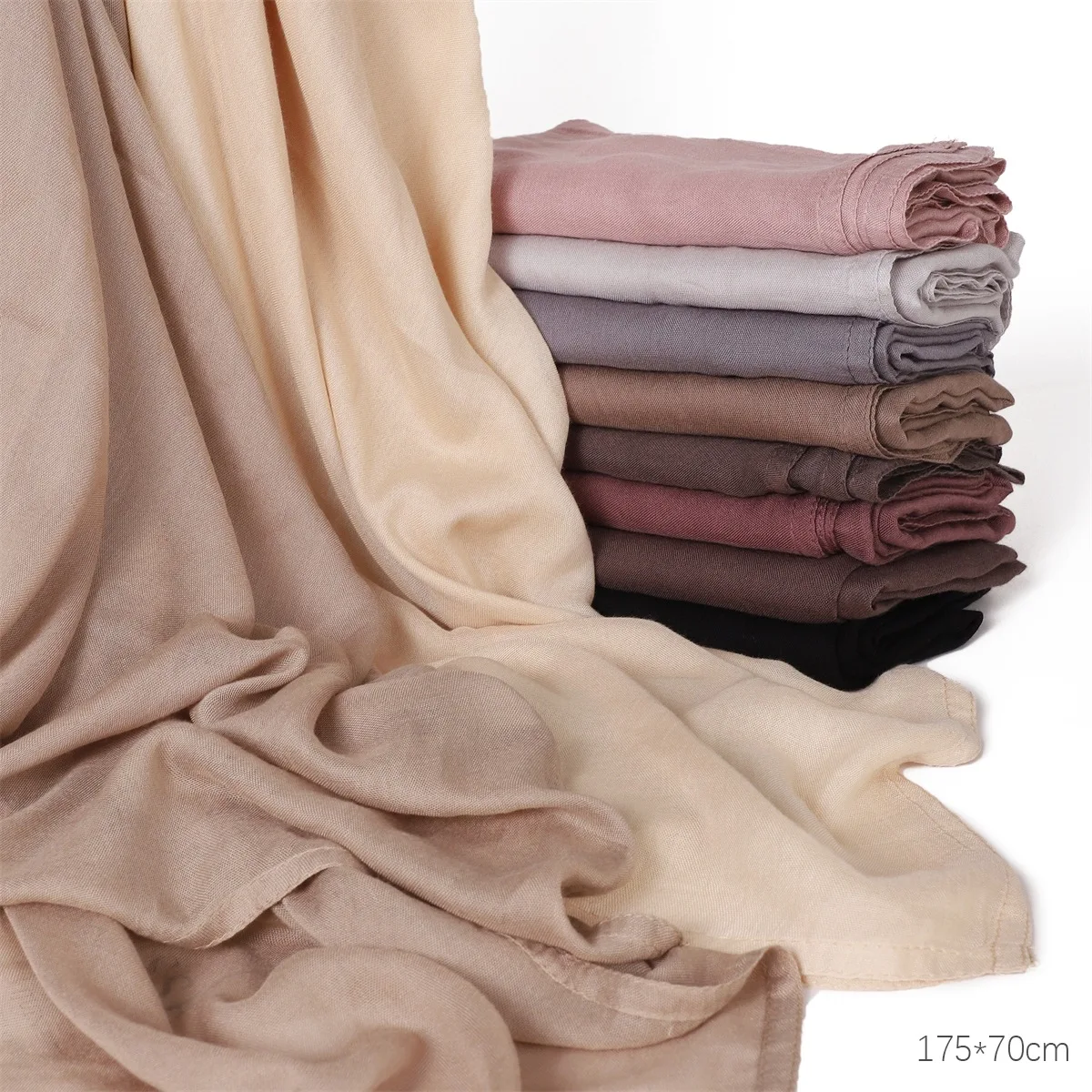 High Quality Modal Cotton Shawl  Soft scarf for women other scarves & shawls muslim cap premium hijab  model jersey pashmina