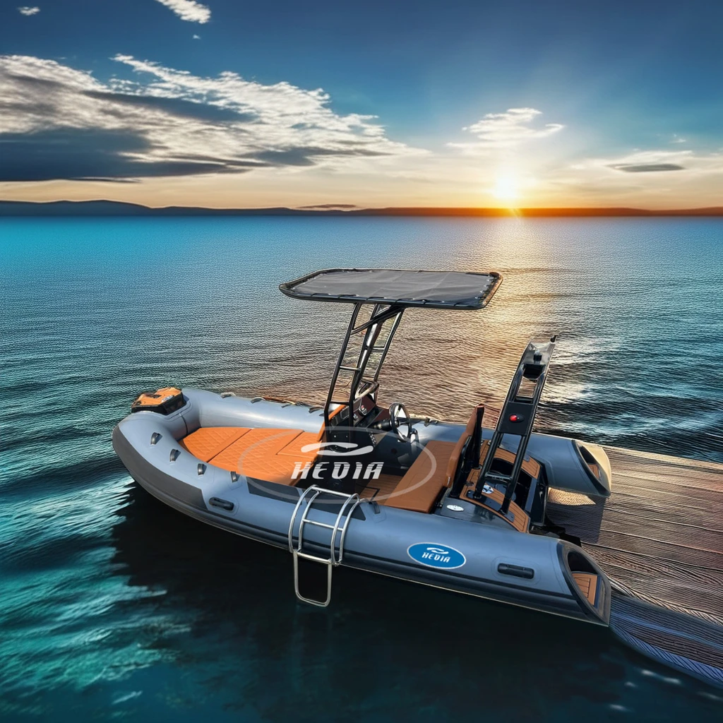 13ft SP390 China mini luxury aluminum fishing yacht pontoon boat for sale