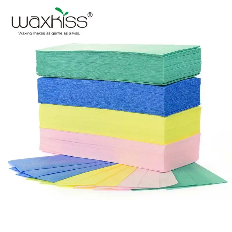 Waxkiss Depilatory wax strip Nonwoven  Paper Disposable Wax Strip Hair Removal Depilatory Paper waxking products