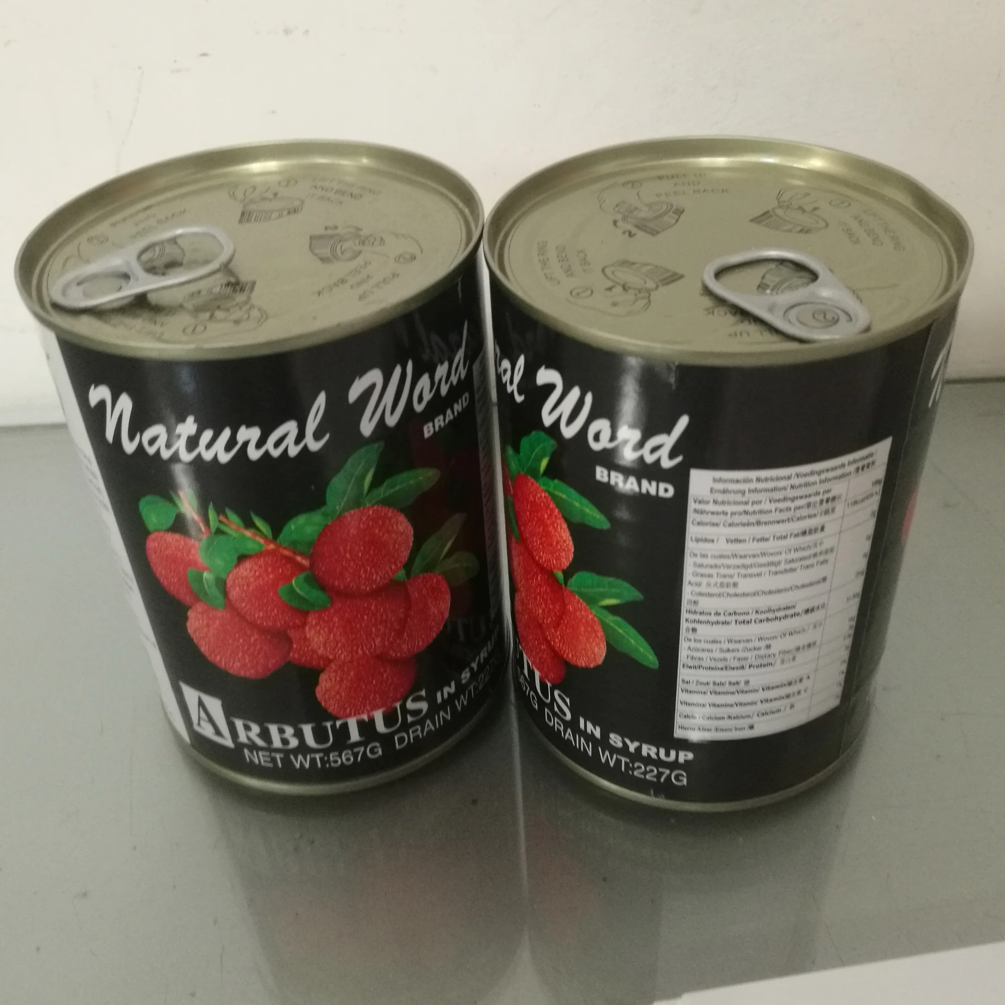 Консервированный арбутус в сиропе