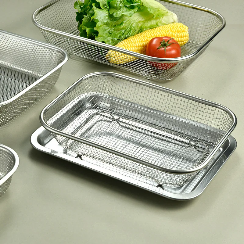 Food Grade Stainless Steel Bbq Grill Grates Expanded Metal Customized Heat Resistant Wire Mesh Basket