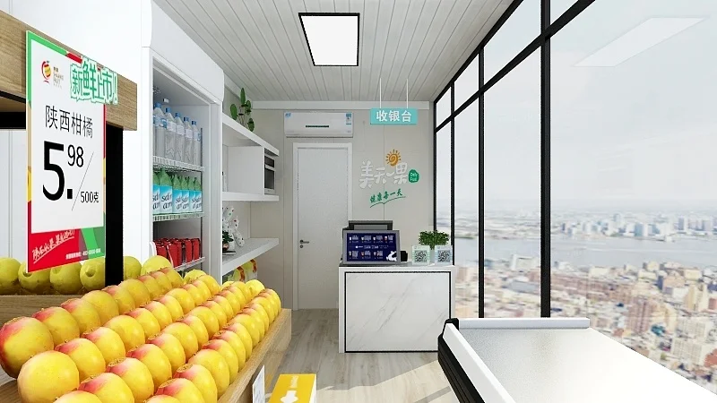 
Custom 20FT 40FT modified Luxury Prefab Container House/ Modern Prefab Steel Structure House coffee store 