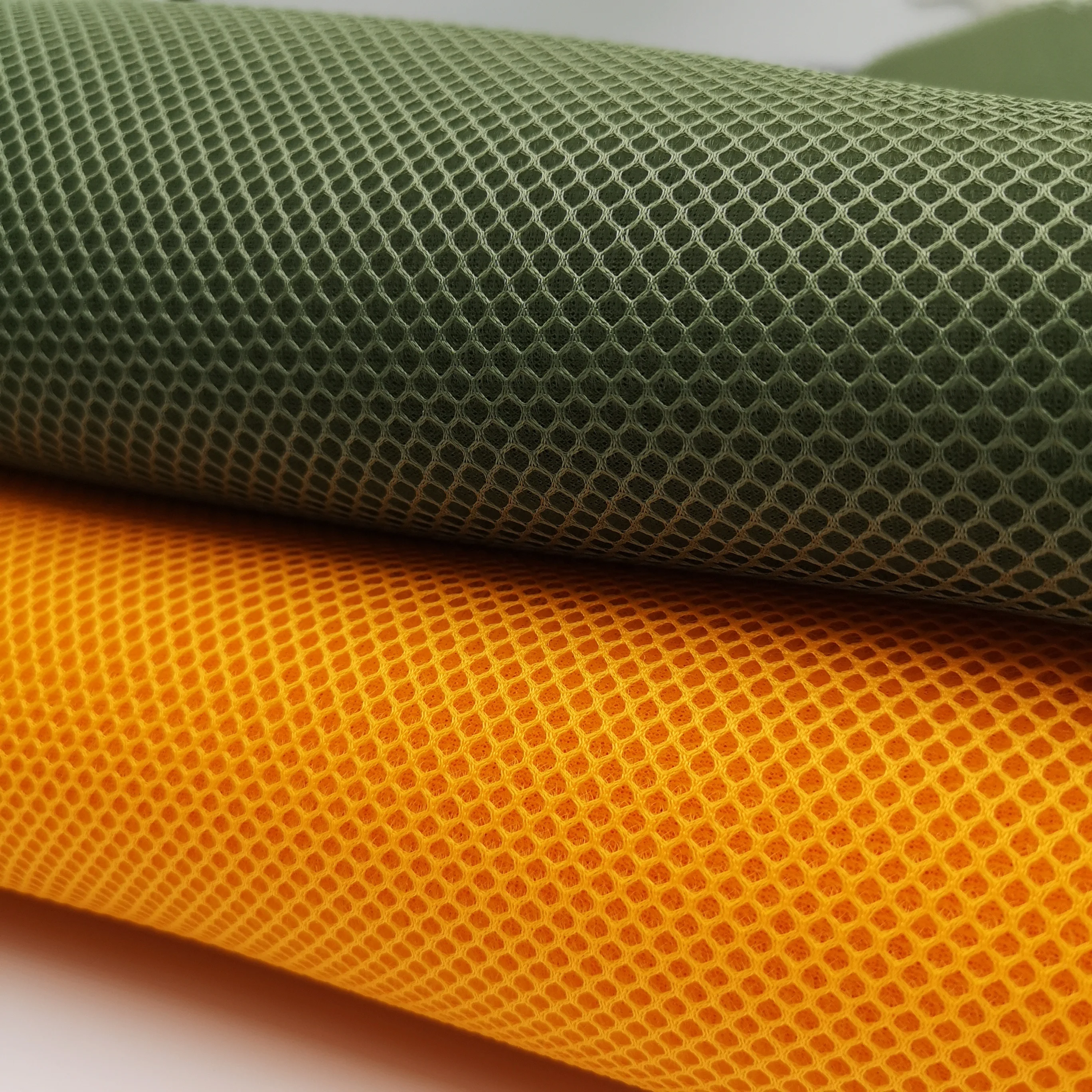 
3D Massage net polyester sandwich air mesh fabric for sofa bag shoes bedding curtain 