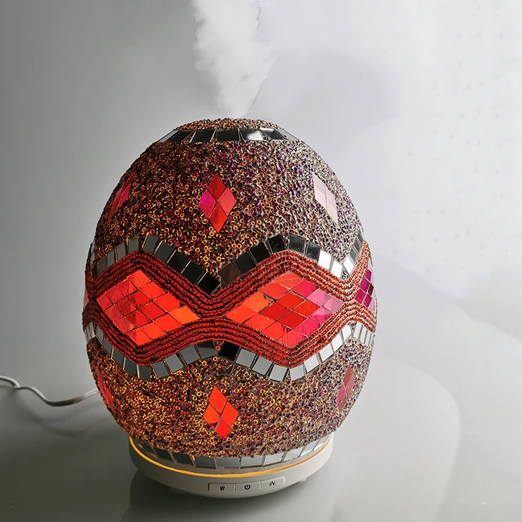 
3d Glass Mosaic Turkish Style Aroma Diffuser Glass Aroma Diffuser Humidifier 